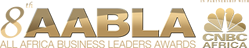 Logo of the 8th All Africa Business Leaders Awards, in partnership with CNBC Africa.